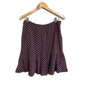 Vtg Gap Y2k silk red burgundy short skirt sz 10 dark academia fairy whimsigoth